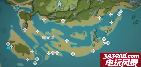 原神星螺采集路线  星螺位置图